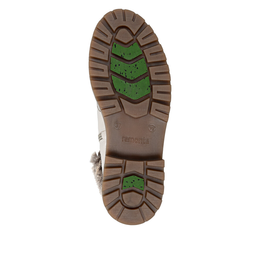 botas blancas con cremallera para mujer remonte d0b74-80