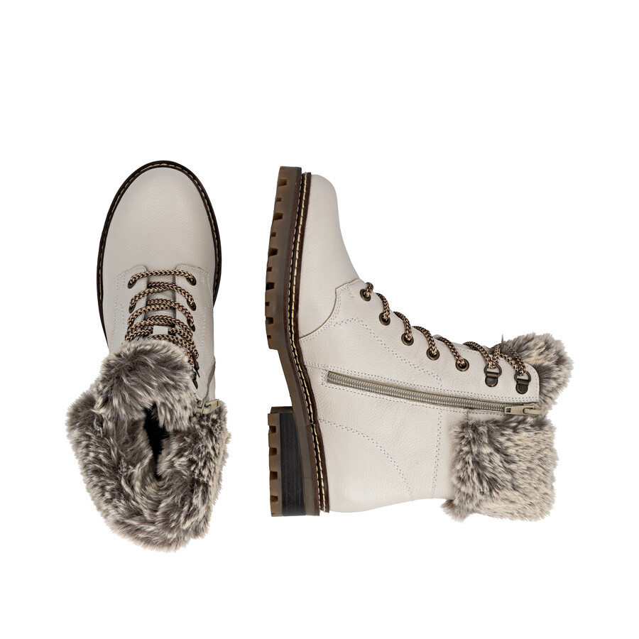 botas blancas con cremallera para mujer remonte d0b74-80