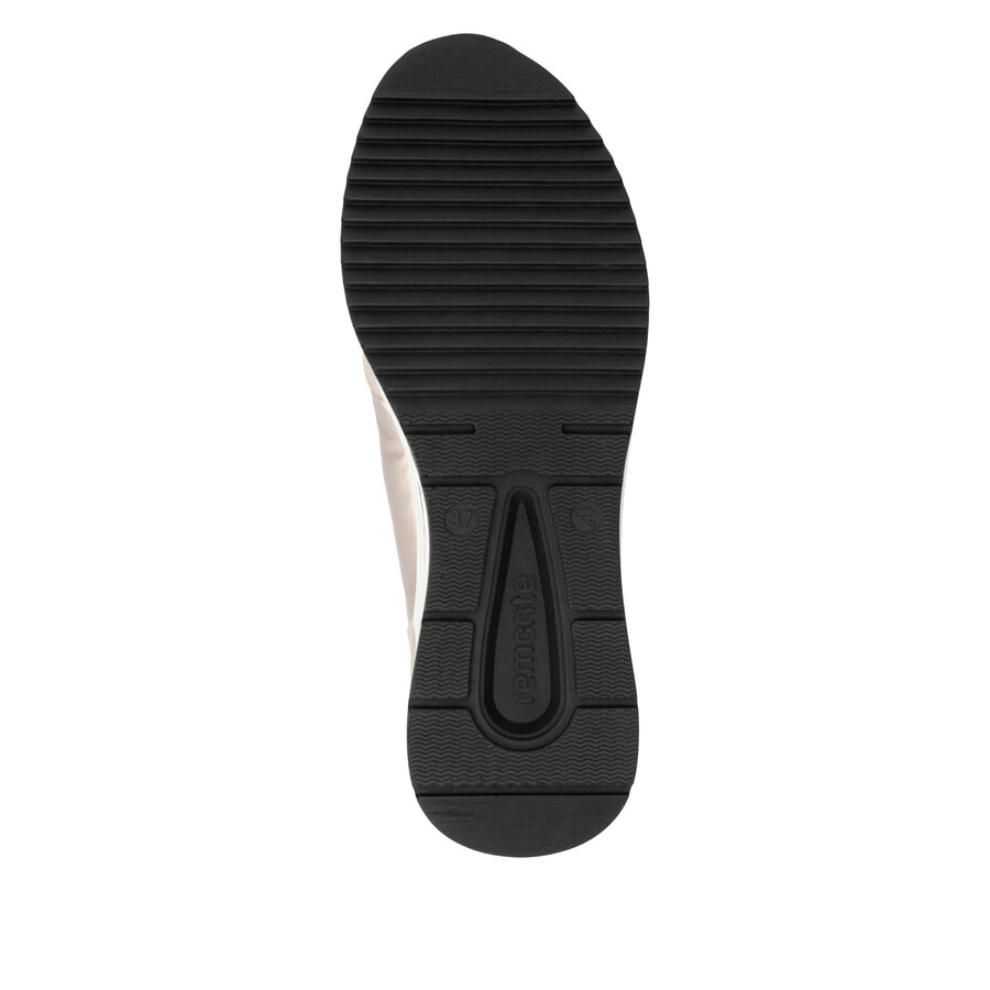 botas beige con cremallera para mujer remonte d0t72-60