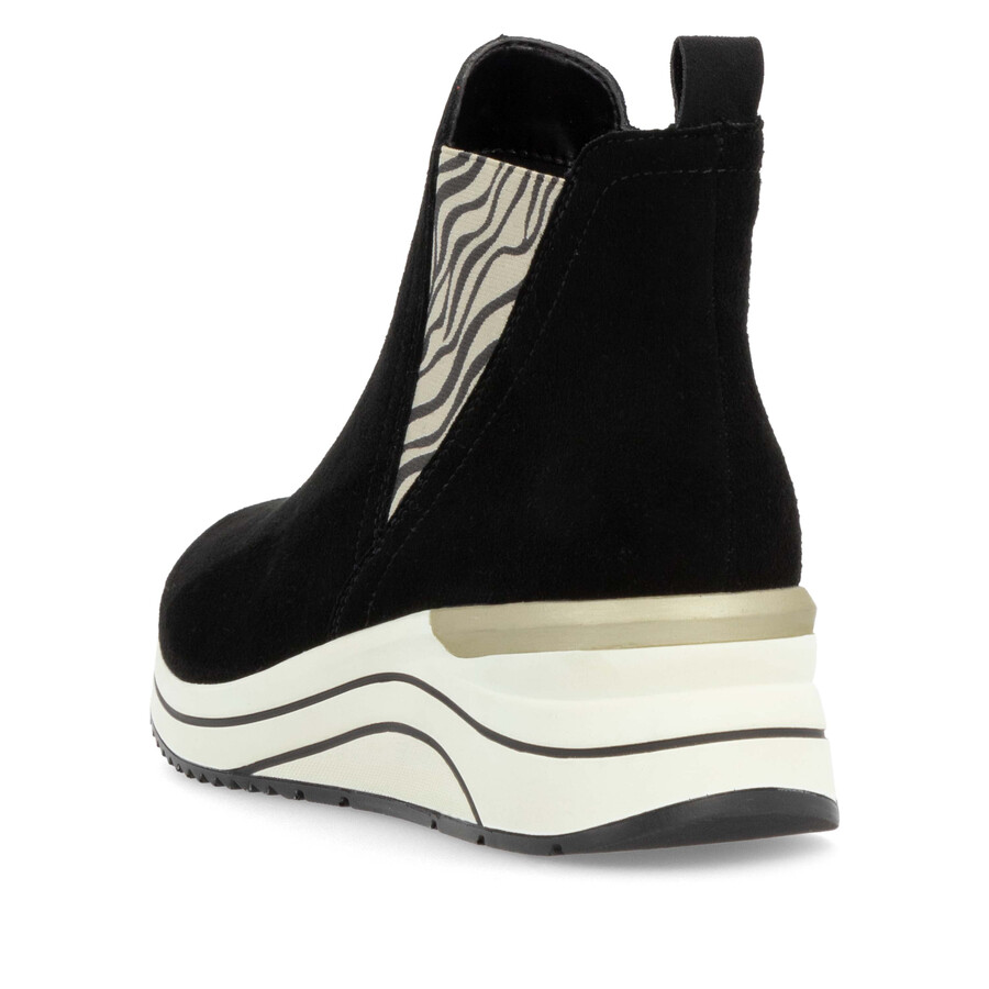 botas negras con cremallera para mujer remonte d0t75-03