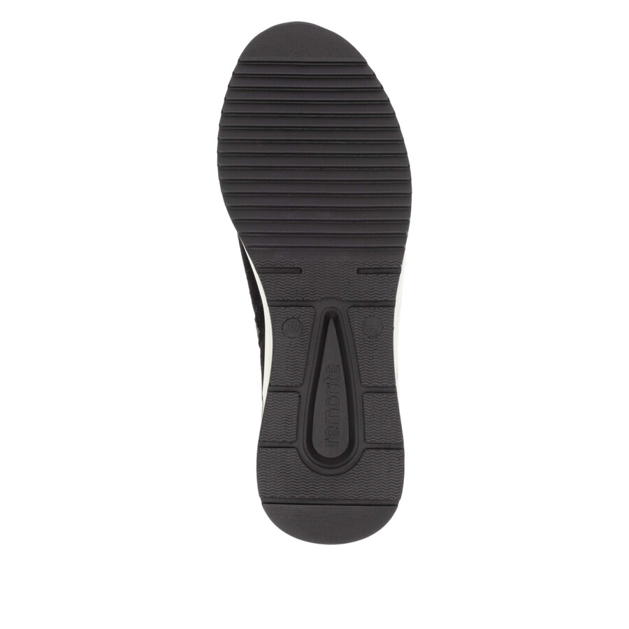 botas negras con cremallera para mujer remonte d0t75-03
