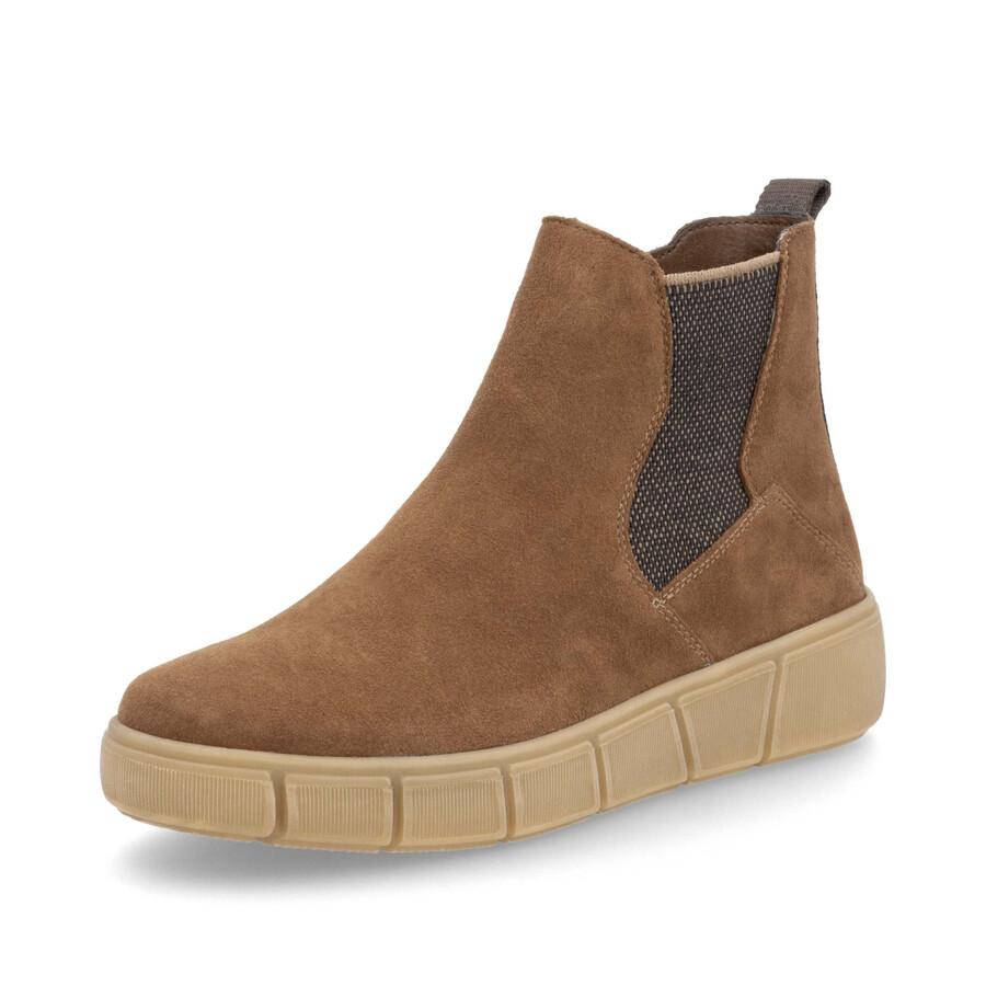 botas marrones con cremallera para mujer remonte d1t71-24