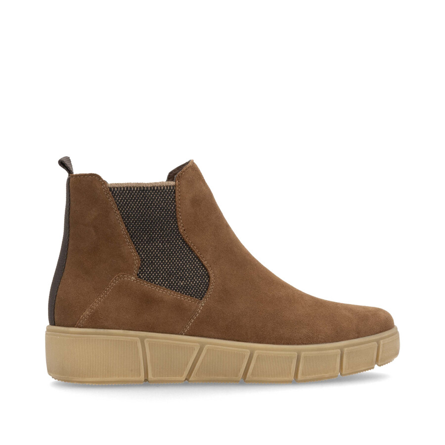 botas marrones con cremallera para mujer remonte d1t71-24