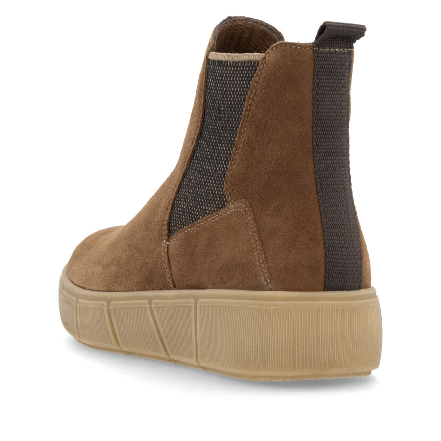 botas marrones con cremallera para mujer remonte d1t71-24