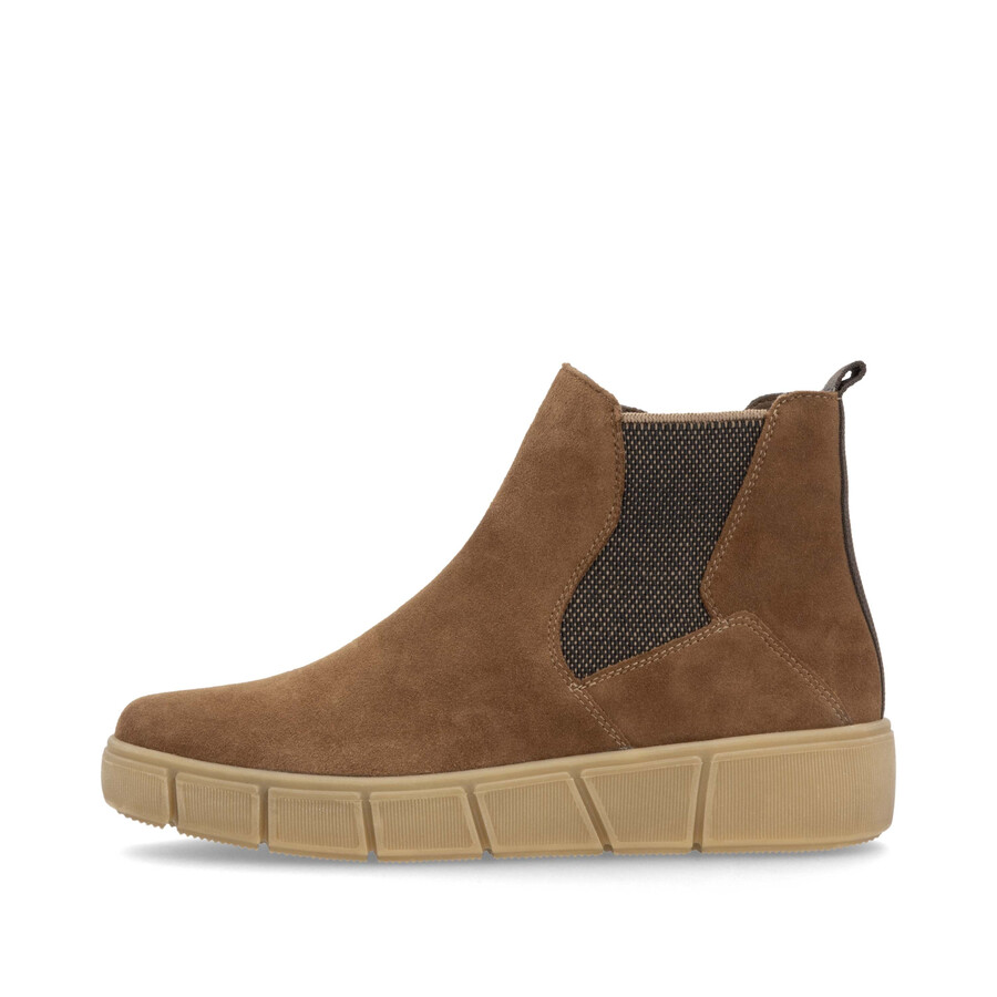 botas marrones con cremallera para mujer remonte d1t71-24