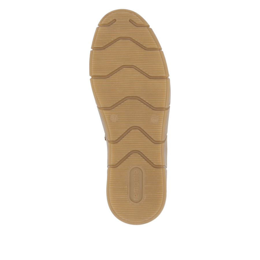 botas marrones con cremallera para mujer remonte d1t71-24