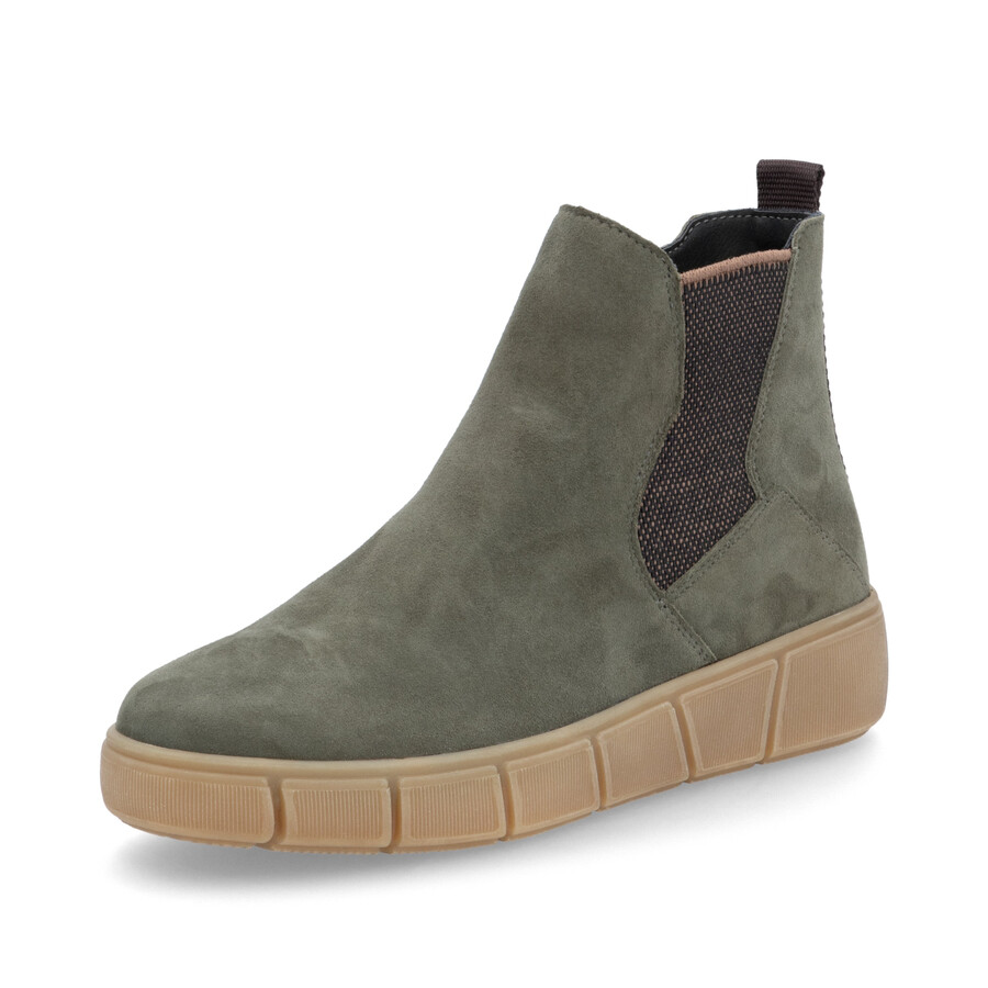 botas verdes con cremallera para mujer remonte d1t71-54