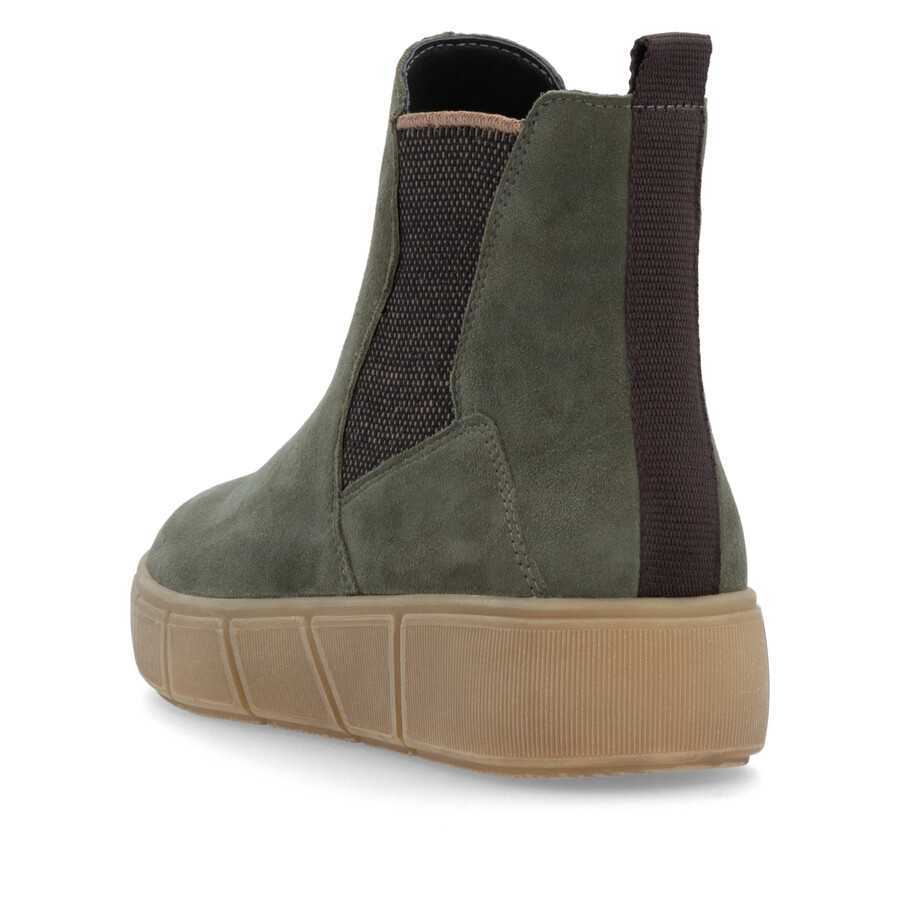 botas verdes con cremallera para mujer remonte d1t71-54