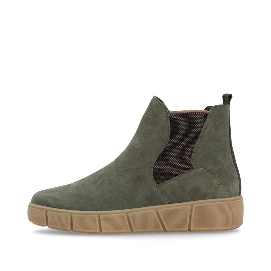 botas verdes con cremallera para mujer remonte d1t71-54