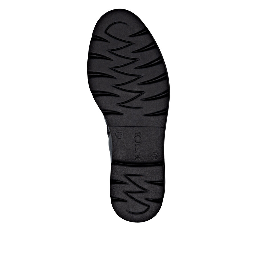 botas azules con cremallera para mujer remonte d2q70-14