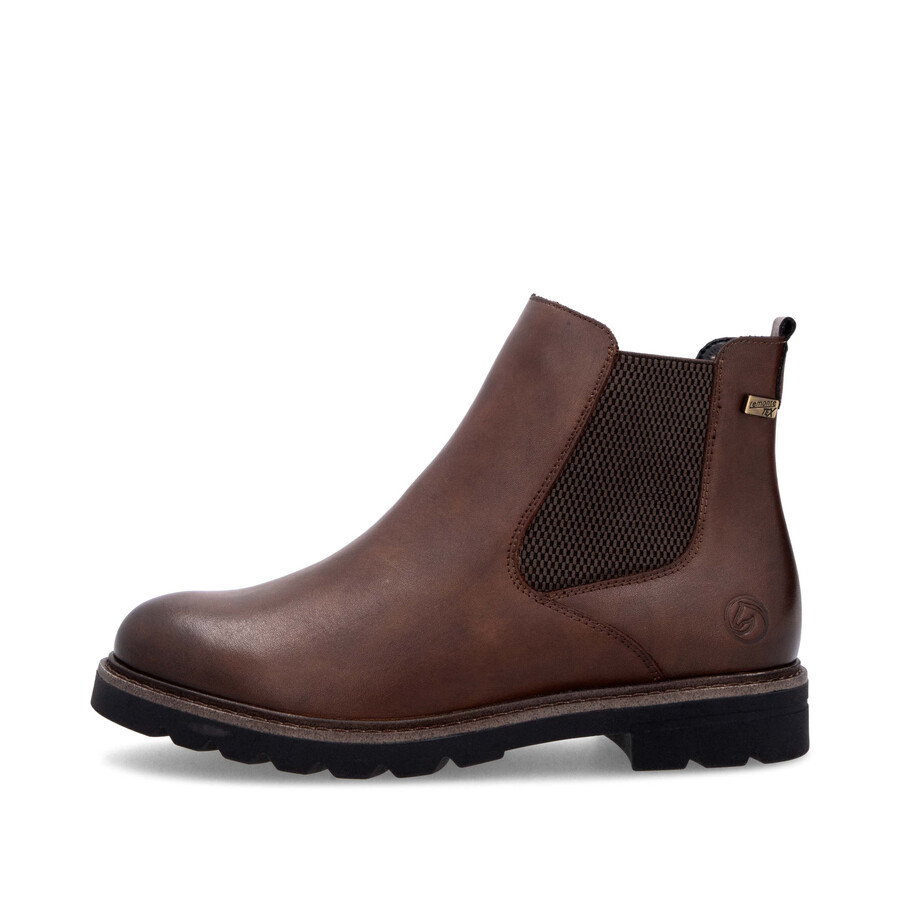 botas marrones con cremallera para mujer remonte d2q70-22