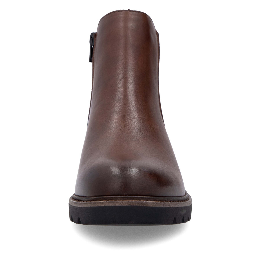 botas marrones con cremallera para mujer remonte d2q70-22