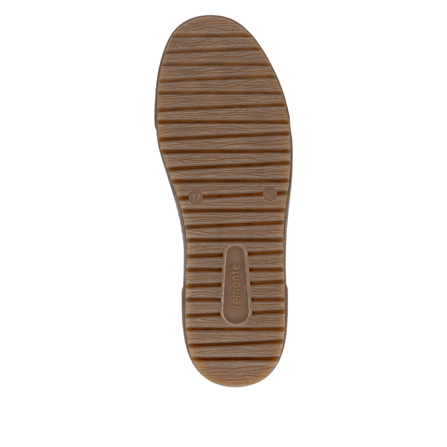 botas azules con cremallera para mujer remonte d2t70-14