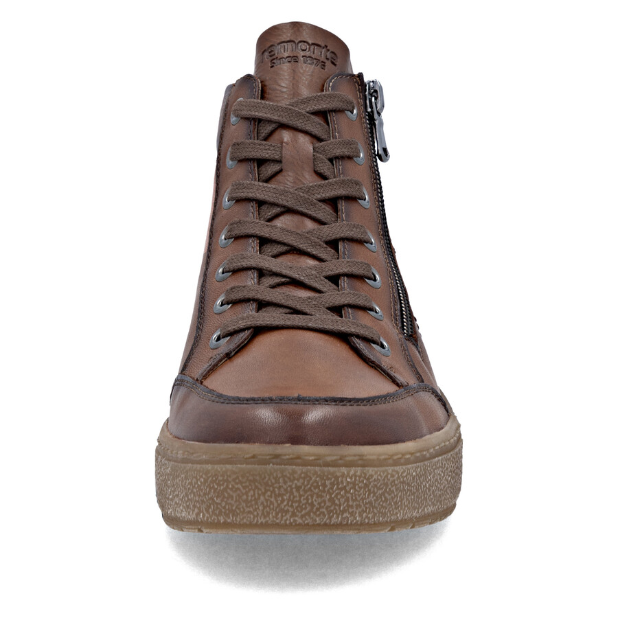 botas marrones con cremallera para mujer remonte d2t70-24