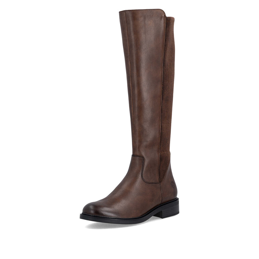botas marrones con cremallera para mujer remonte d2w74-25
