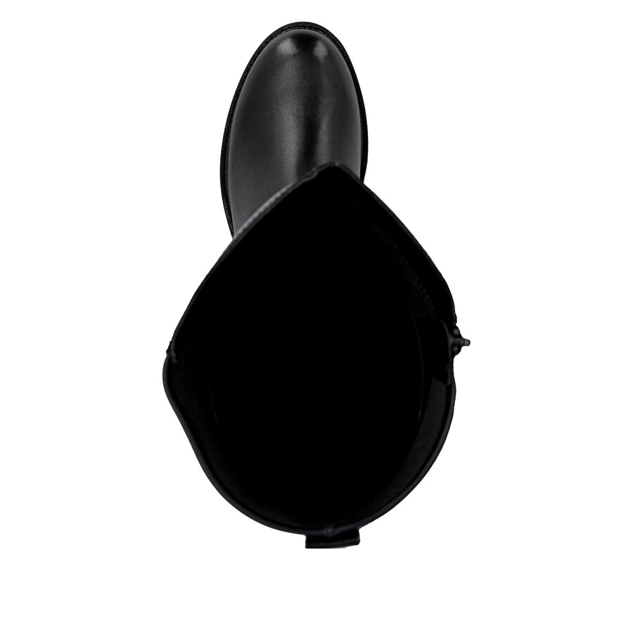 botas negras con cremallera para mujer remonte d2w77-00