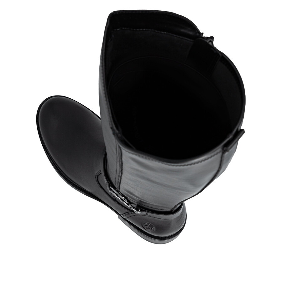 botas negras con cremallera para mujer remonte d2w77-00