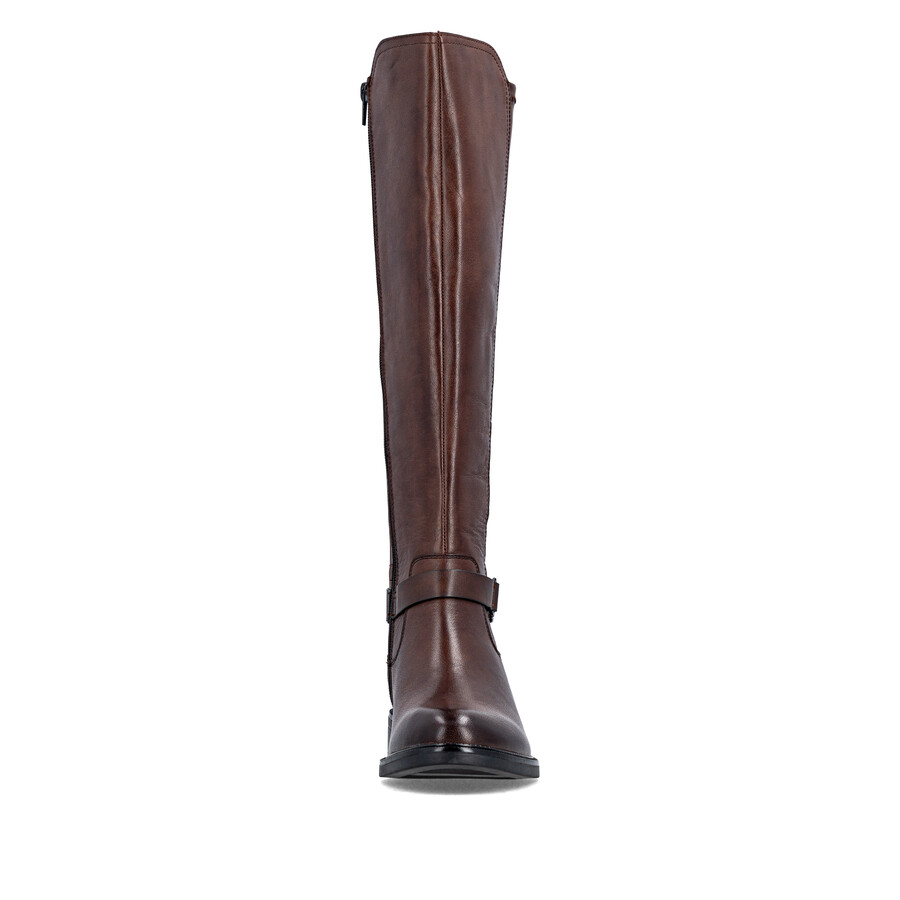 botas marrones con cremallera para mujer remonte d2w77-25
