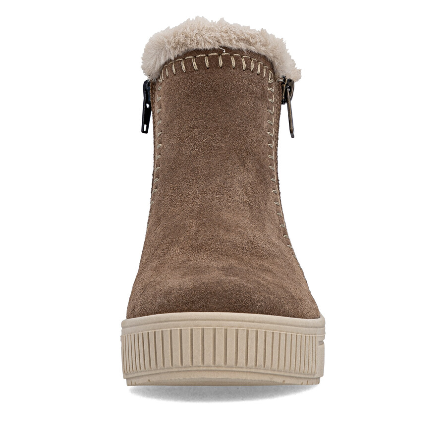 botas marrones con cremallera para mujer remonte d3b70-20