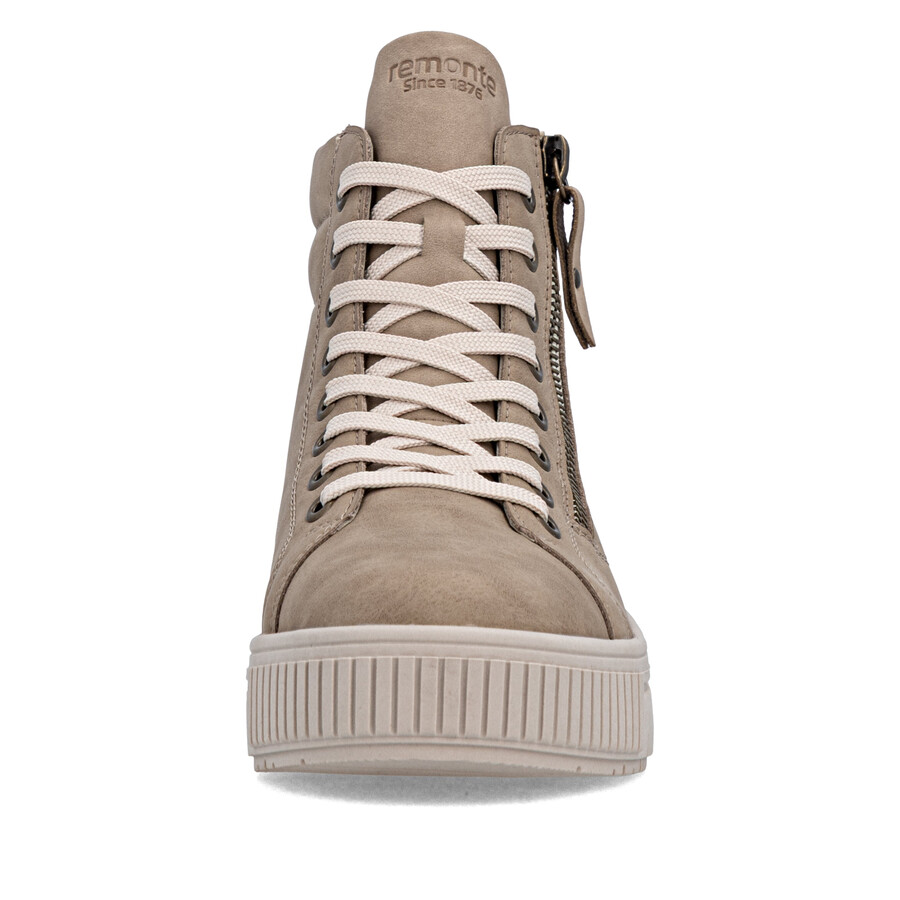 botas marrones con cremallera para mujer remonte d3b71-20