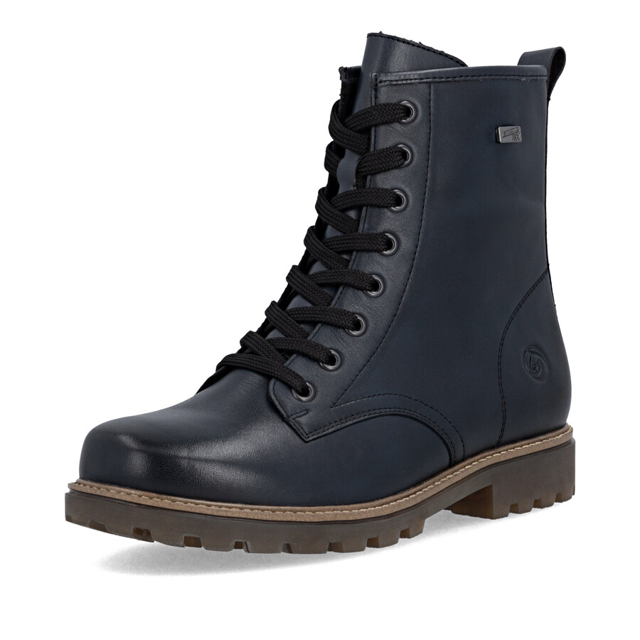 botas azules con cremallera para mujer remonte d3c70-14