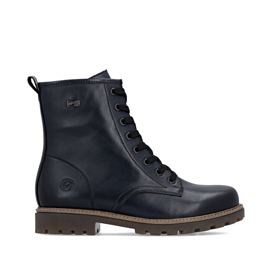 botas azules con cremallera para mujer remonte d3c70-14