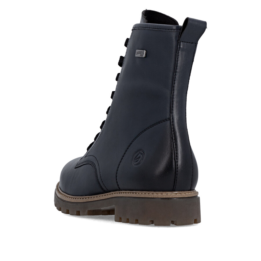 botas azules con cremallera para mujer remonte d3c70-14