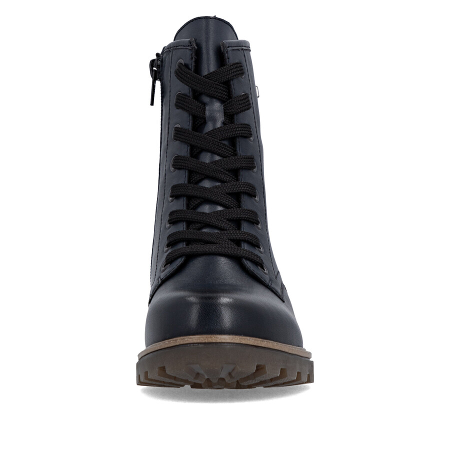 botas azules con cremallera para mujer remonte d3c70-14