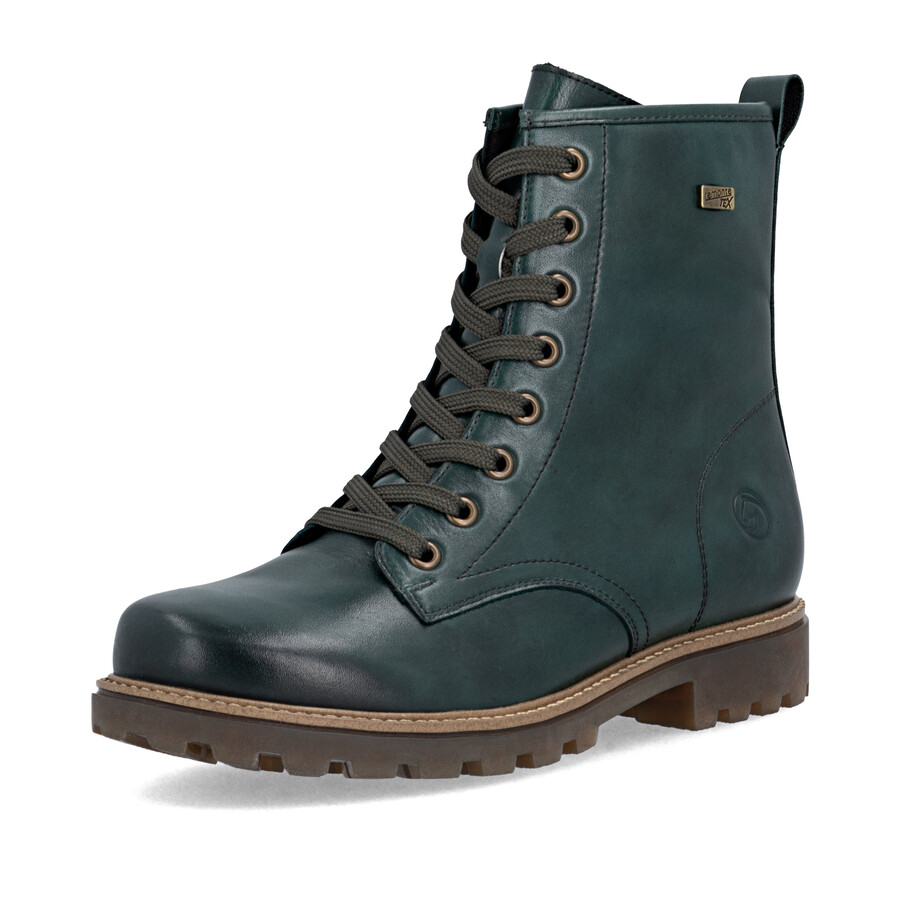 botas verdes con cremallera para mujer remonte d3c70-54