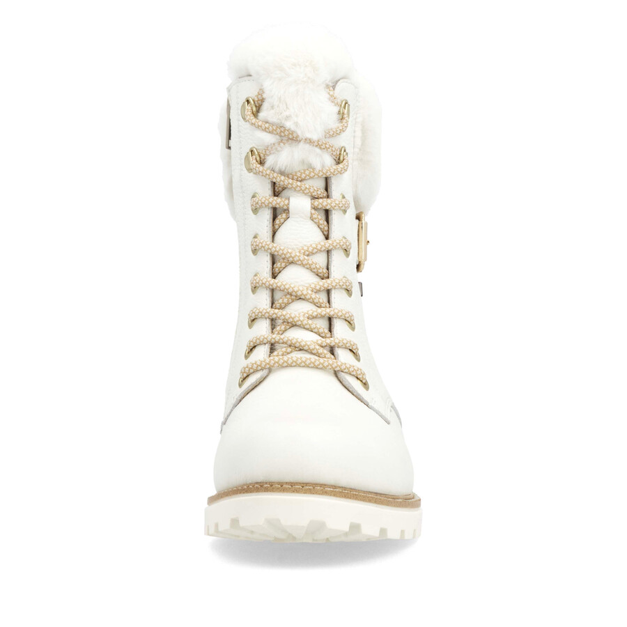 botas blancas con cremallera para mujer remonte d8481-80