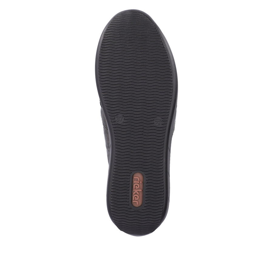 botas grises con cremallera para mujer rieker n1152-42