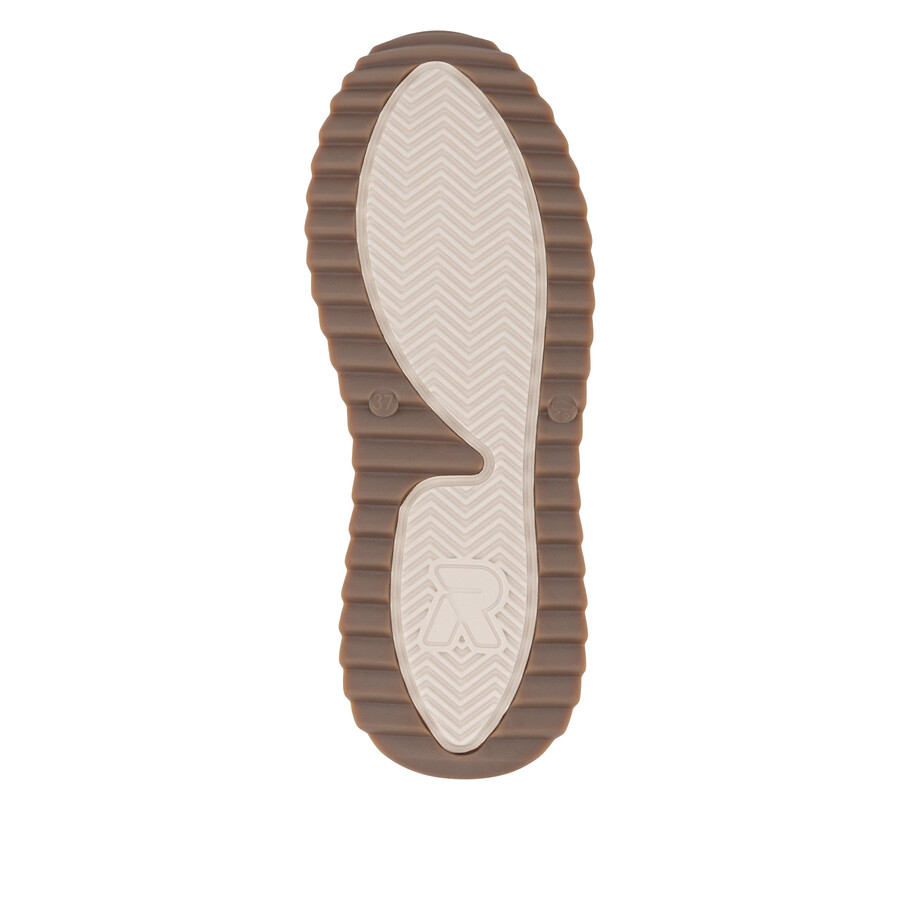 botas verdes con cremallera para mujer rieker sport w3870-54