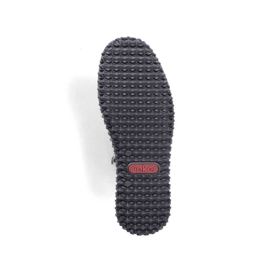 botas marrones con cremallera para mujer rieker z4263-24