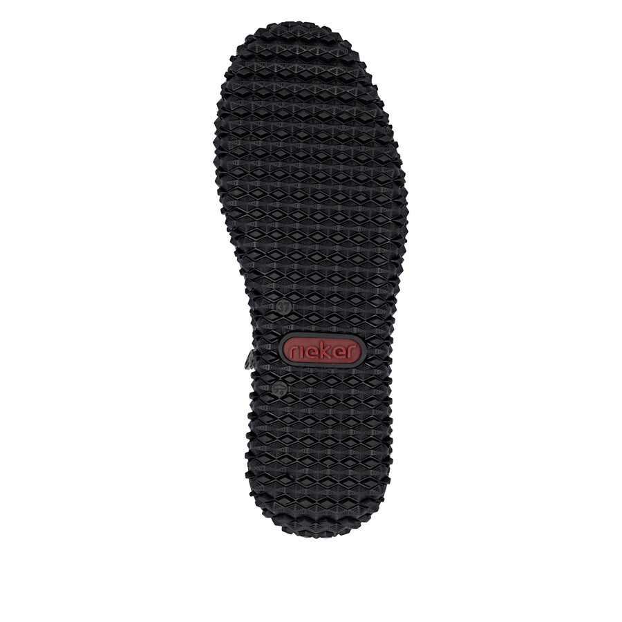 botas marrones con cremallera para mujer rieker z4265-24