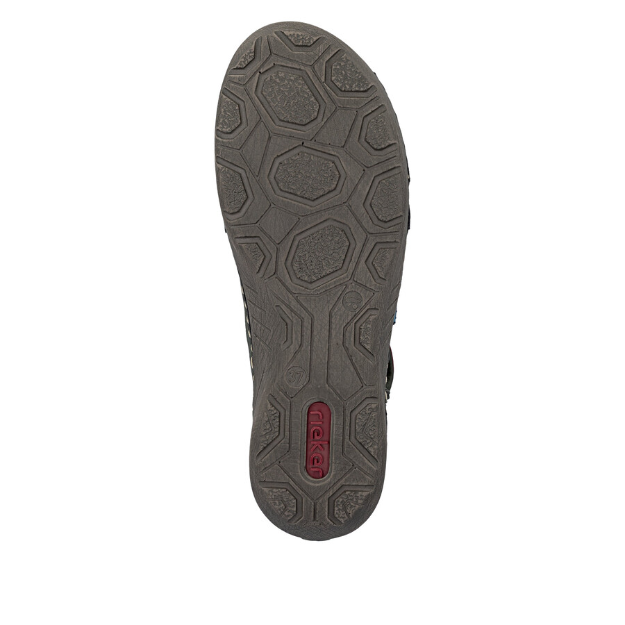 botas verdes con cremallera para mujer rieker 72581-54