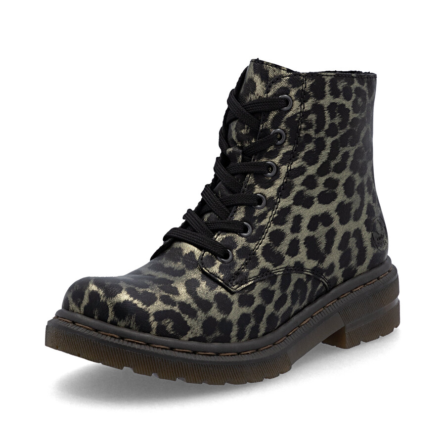 botas con múltiples cremalleras para mujer rieker 78240-90