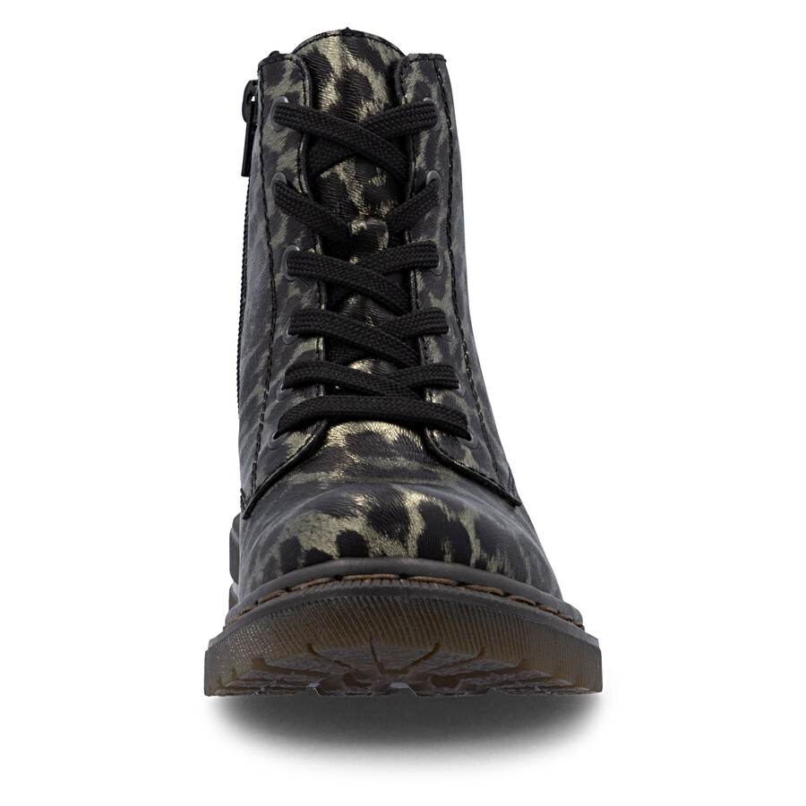 botas con múltiples cremalleras para mujer rieker 78240-90