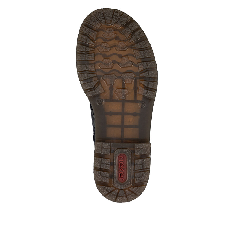 botas con múltiples cremalleras para mujer rieker 78240-90