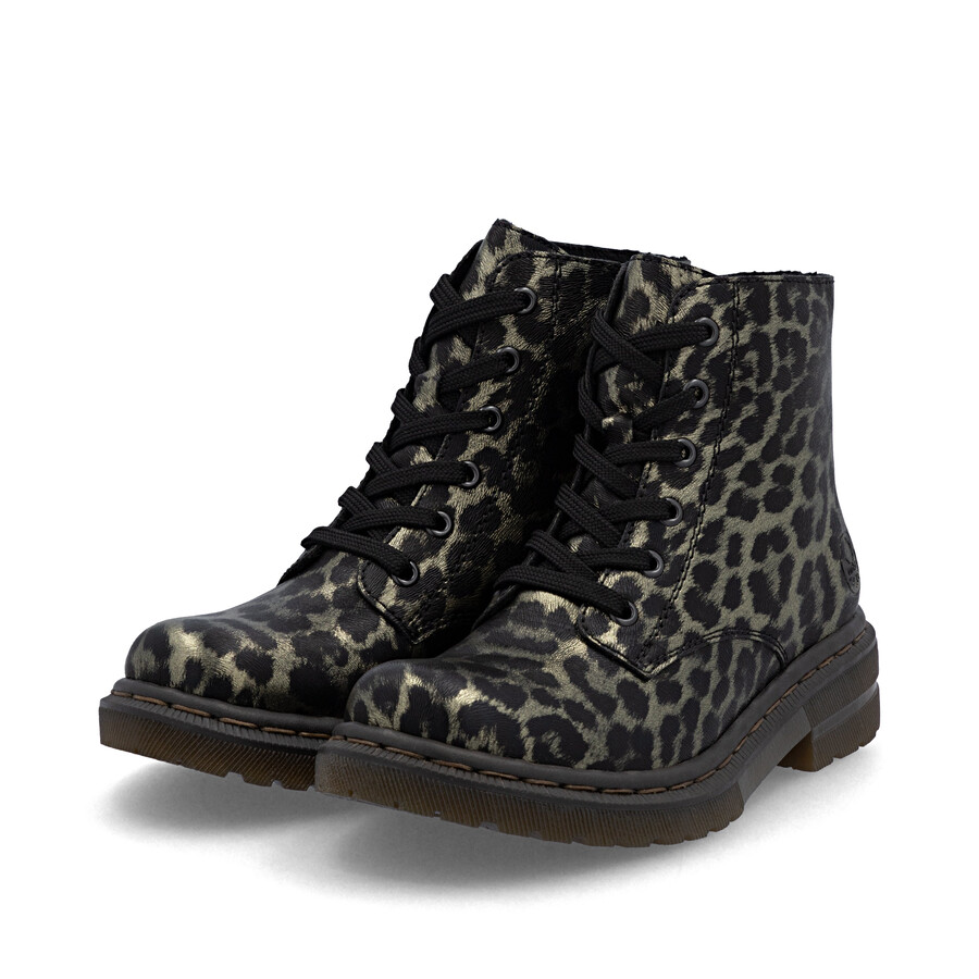 botas con múltiples cremalleras para mujer rieker 78240-90