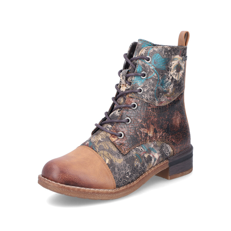 botas con múltiples cremalleras para mujer rieker 94611-90