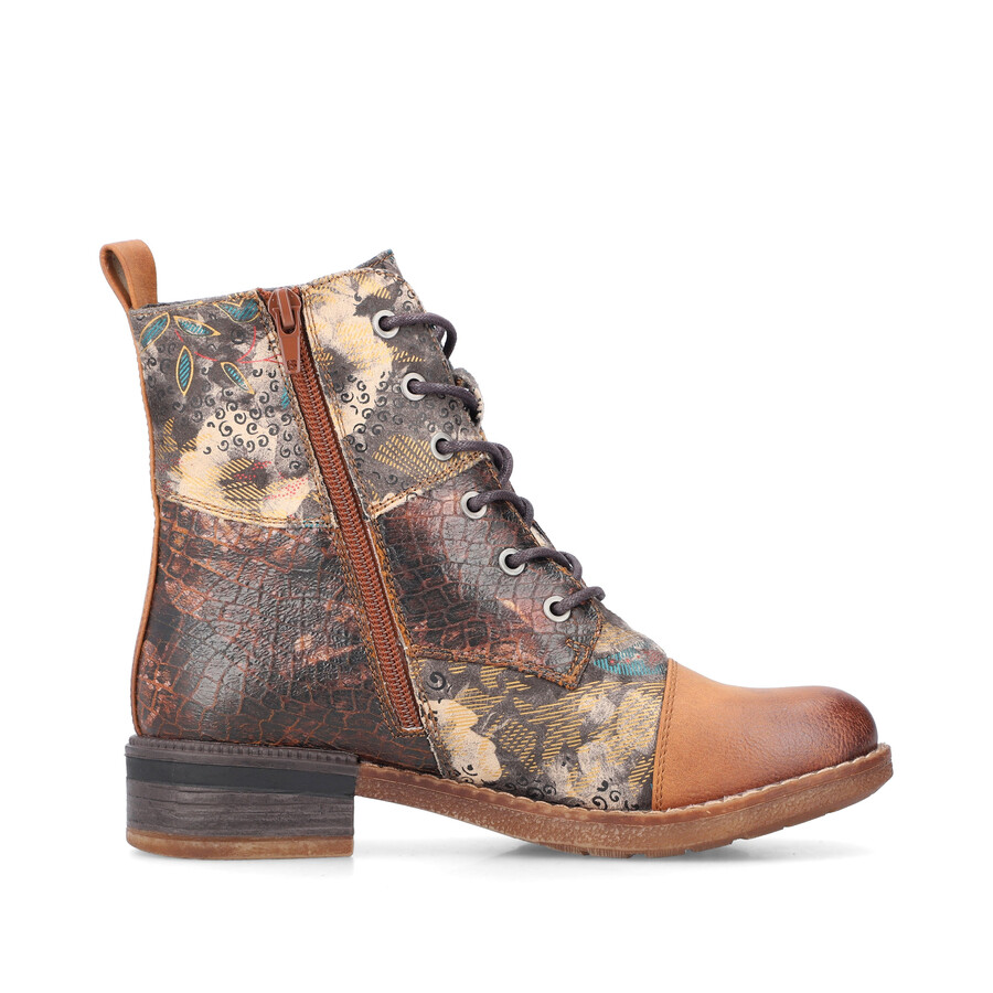 botas con múltiples cremalleras para mujer rieker 94611-90