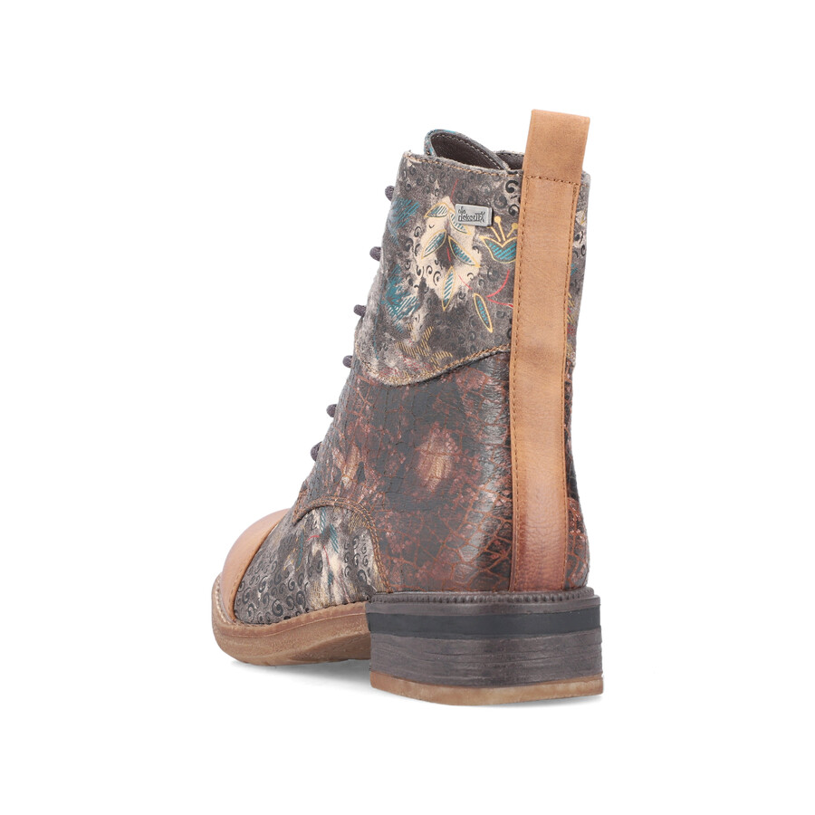 botas con múltiples cremalleras para mujer rieker 94611-90
