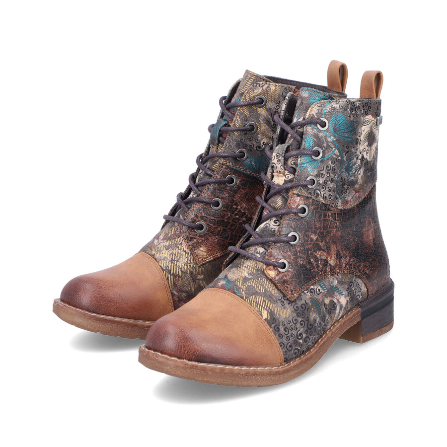 botas con múltiples cremalleras para mujer rieker 94611-90