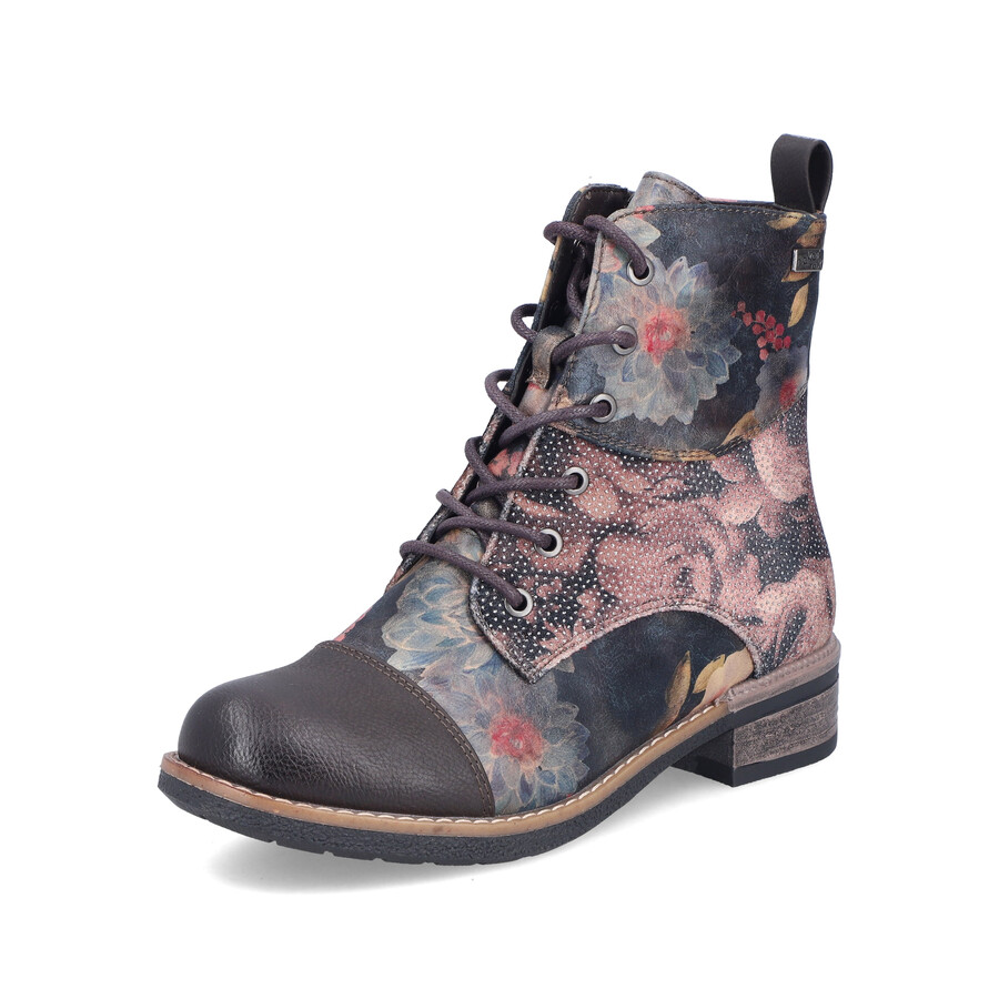 botas con múltiples cremalleras para mujer rieker 94611-91