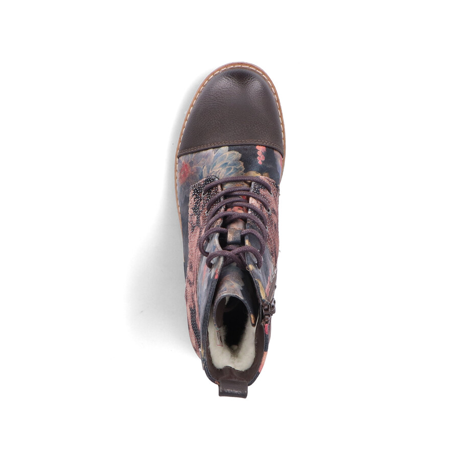 botas con múltiples cremalleras para mujer rieker 94611-91