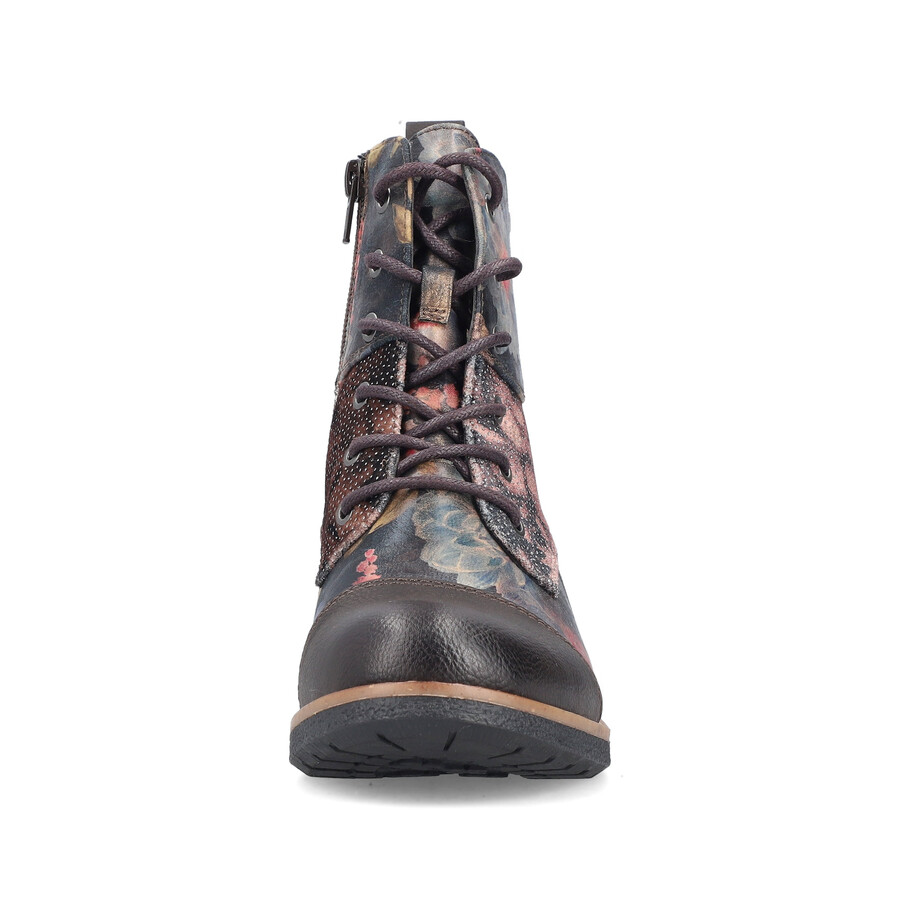 botas con múltiples cremalleras para mujer rieker 94611-91