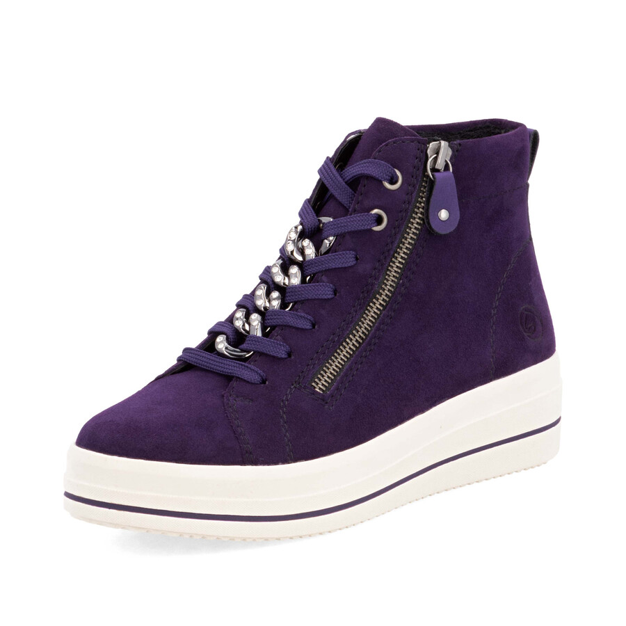 botas rosas con cremallera para mujer remonte d1c70-30