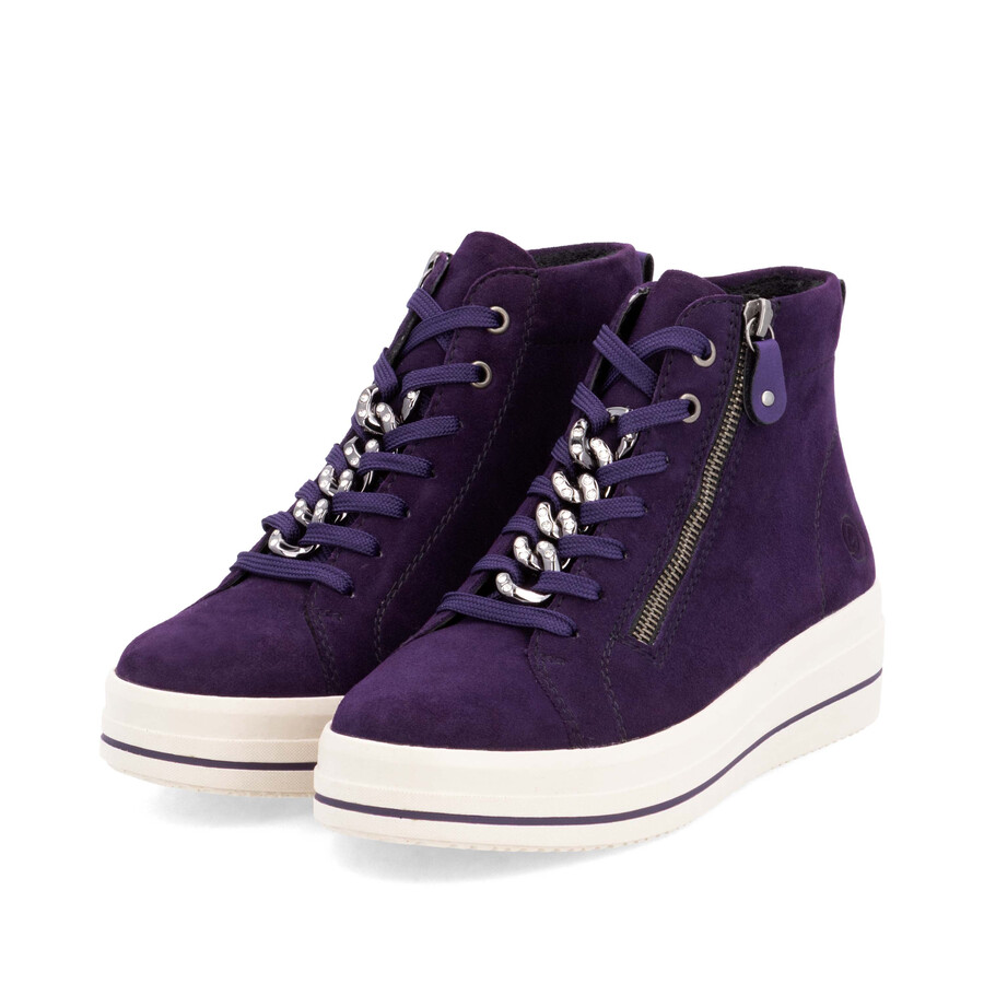 botas rosas con cremallera para mujer remonte d1c70-30