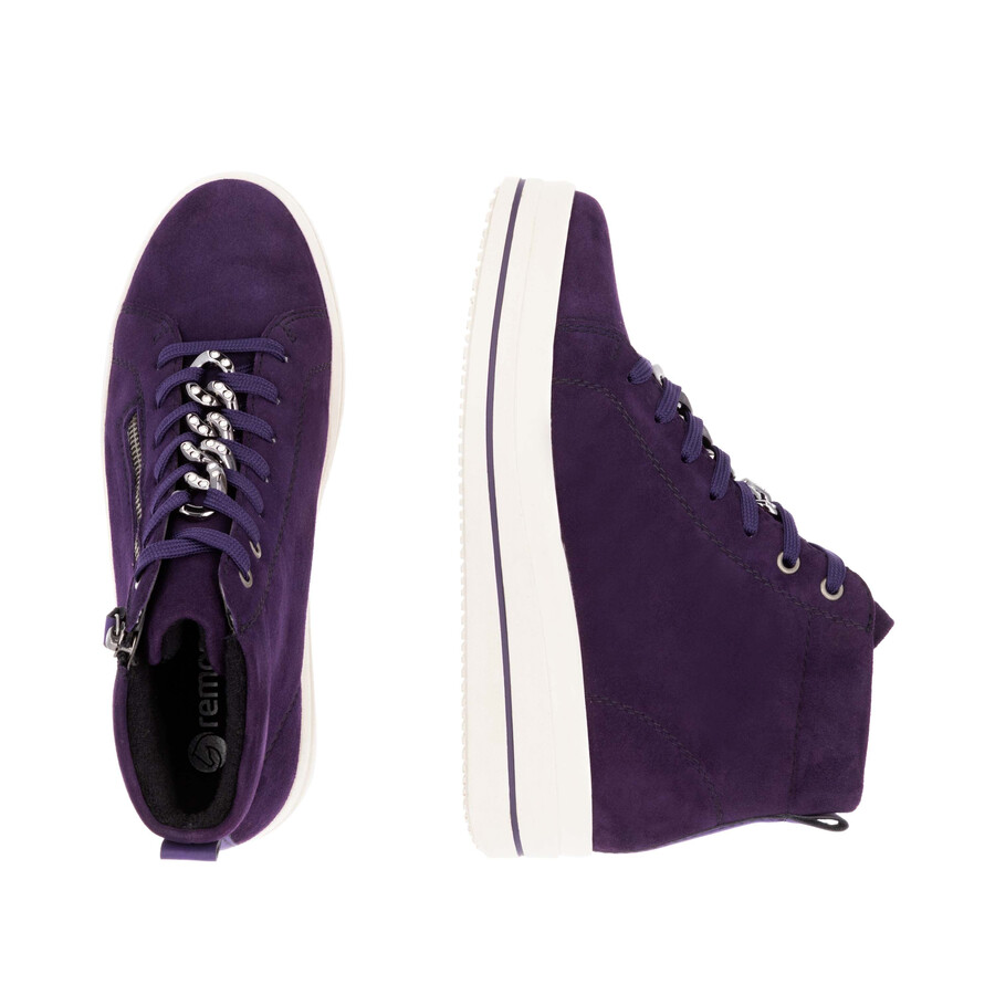 botas rosas con cremallera para mujer remonte d1c70-30