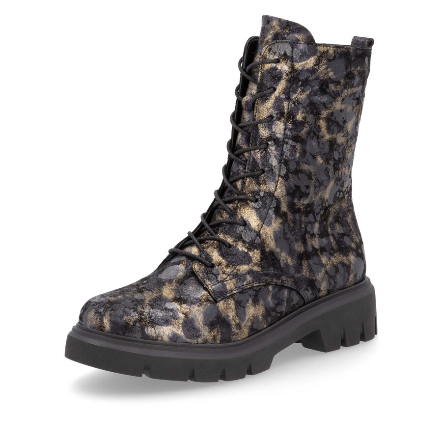 botas negras con cremallera para mujer remonte d1w72-03